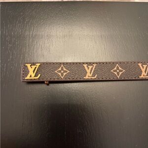Gold and Brown Monogram bracelet